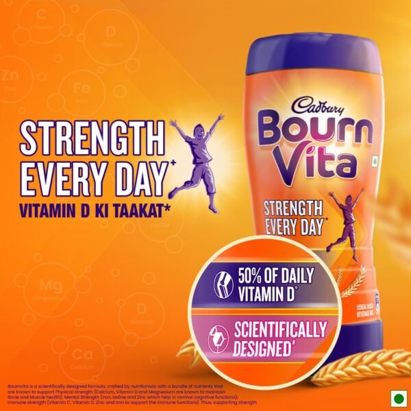 Cadbury Bournvita Chocolate Nutrition Drink, 2 kg - Image 3