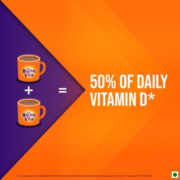 Cadbury Bournvita Chocolate Nutrition Drink, 2 kg - Image 4