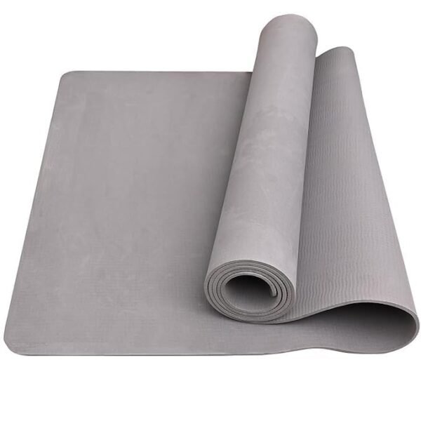 WARISI Yoga Mat, 4MM Thick, Dual Color, for Pilates, Exercise, Weightlifting, Crossfit (Grey) - Image 2