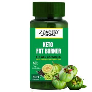 ZAVEDA Keto Fat Burner Fit Wel 60 Capsules, Weight Loss Supplement With Garcinia Cambogia and other herbs. Metabolism Booster, Fat Burner For Men & Women