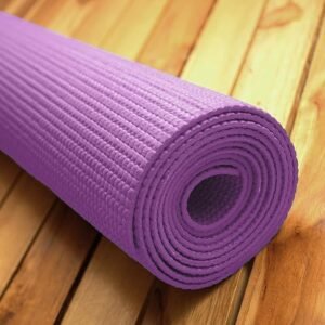 WARISI Yoga mat for Women & Men EVA Material 4mm Anti Slip for Gym Workout yoga mat 4mm,yoga mat 4mm thick,yoga mat for women,yoga mat for men (4MM, Purple)