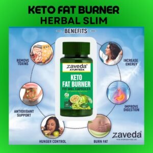 ZAVEDA Keto Fat Burner Fit Wel 60 Capsules, Weight Loss Supplement With Garcinia Cambogia and other herbs. Metabolism Booster, Fat Burner For Men & Women