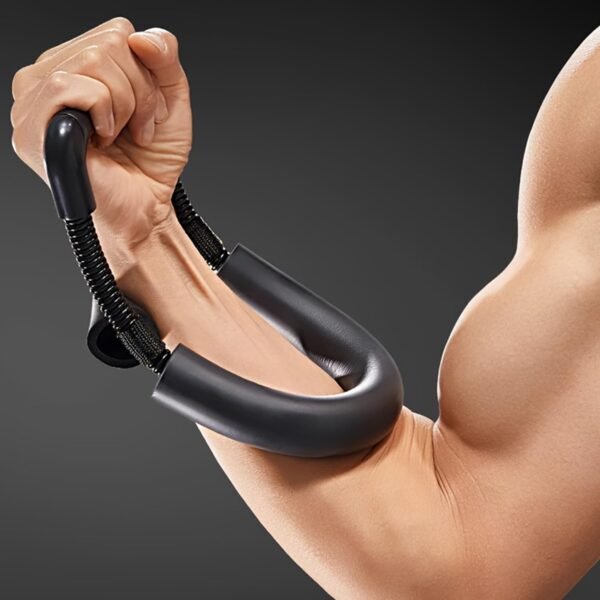 Amazon Brand - Symactive Forearm Strengthener | Wrist & Grip Fitness Equipment | For Home & Gym (Black) - Image 5