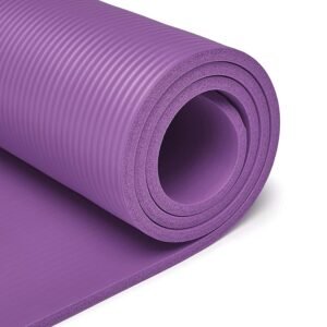 Yoga mat for Women, Yoga Mat for Men, Exercise Mat for Home Workout, Anti Slip Yoga Mat Workout, Yoga Mat For Kids, Gym Mat for Workout at Home (4mm, Purple)