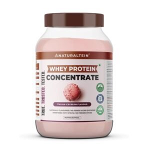 NATURALTEIN – 100% Natural Whey Protein Concentrate – Italian Ice Cream (21.1 G Protein)