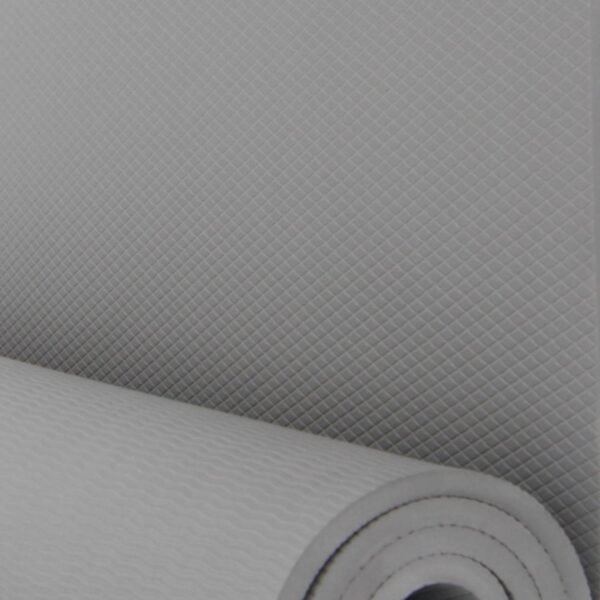 Nivia Anti Skid Yoga Mat For Men & Women, Exercise Mat for home workout, Yoga Mat for Women, Gym Exercise Mat (180x60x0.4CM) Grey - Image 6