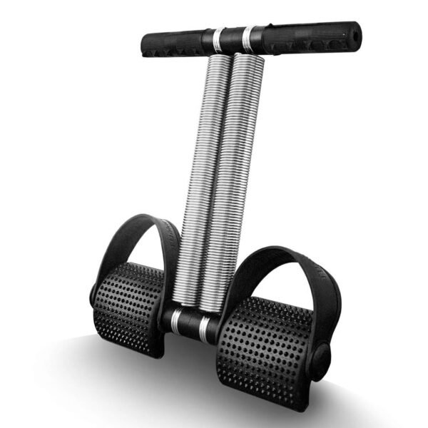 RASCO BLACK DOUBLE STEEL SPRING TUMMY TRIMMER FOR MEN