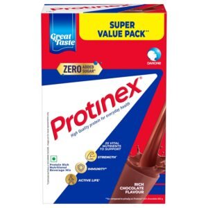 Protinex Health Supplement And Nutritional Protein Mix For Adults – (Rich Chocolate Flavor, 1 Kg, BIB) with 25 Vital Nutrients to Support Strength, Immunity & Active Life