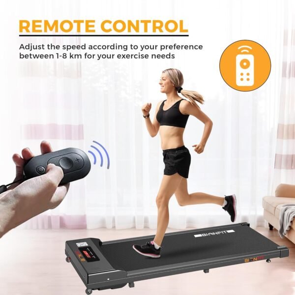 BIONFIT Treadmill for Home Gym 100 kg (2 HP) Foldable Running Machine for Home Gym Fitness Walking Pad for Men and Women, 1 Year Warranty,Free Installation - Image 4