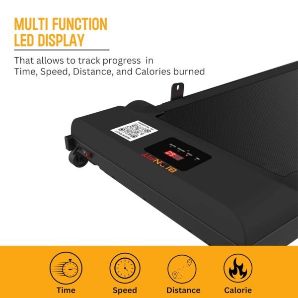 BIONFIT Treadmill for Home Gym 100 kg (2 HP) Foldable Running Machine for Home Gym Fitness Walking Pad for Men and Women, 1 Year Warranty,Free Installation - Image 2