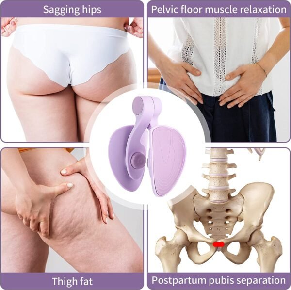 Gopendra Hip & Pelvis Trainer | Thigh Master and Inner Thigh Exercise Equipment | Pelvic Floor Exerciser Device | Training Tool | for Home, Gym, Fitness, Workout, Stretcher | for Men & Women - Image 3