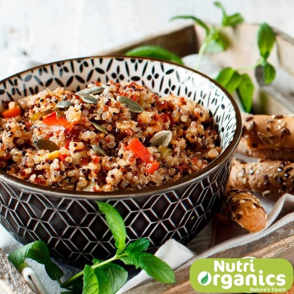 NutriOrganics Premium Quinoa 1kg - Gluten Free Quinoa, Healthy Breakfast, Diet Food for Weight Management - Image 5