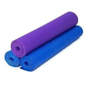 Yoga Mat, Upgraded Yoga Mat Eco Friendly Non-Slip Exercise & Fitness, Workout Mat For All Type Of Yoga, Pilates & Floor Exercises(4 Mm Size)(Color-Blue)