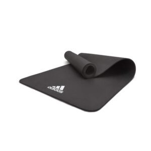 Adidas Ethylene Vinyl Acetate Yoga Mat – 8 mm – Black