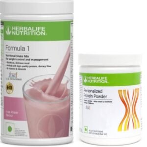 HERBALIFE Weight Loss Combo Pack F1 Rose Kheer Shake + Personalized Protein Powder (700 g, Rose Kheer)