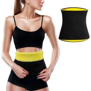 PROBUY Tummy Shaper for Women & Men Sweat Slim Belt Tummy Belt Shapewear for Belly. Body Shaper Belt for Stomach Fitness Belt for Exercise & Workout