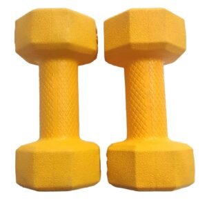 SPIRO PVC Dumbbells for Home Gym Equipment |Gym Exercise|Home Workout | Fitness Kit|Dumbbells Weights for Whole Body Workout