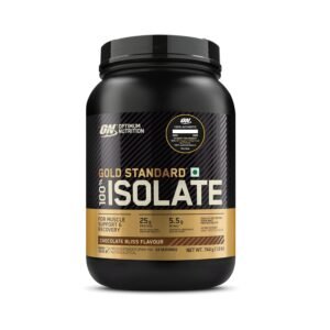 Optimum Nutrition (ON) Gold Standard 100% Isolate 2 lb, 744 g (Chocolate Bliss), for Muscle Support & Recovery, Vegetarian – 100% Protein from Whey Isolate