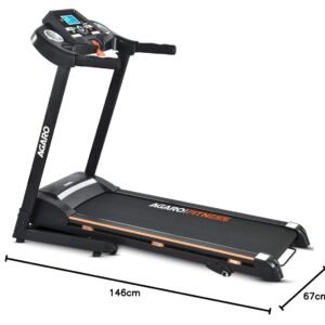 AGARO Strive Motorized Treadmill 1.75 HP (Peak 3.25 HP) Folding Treadmill