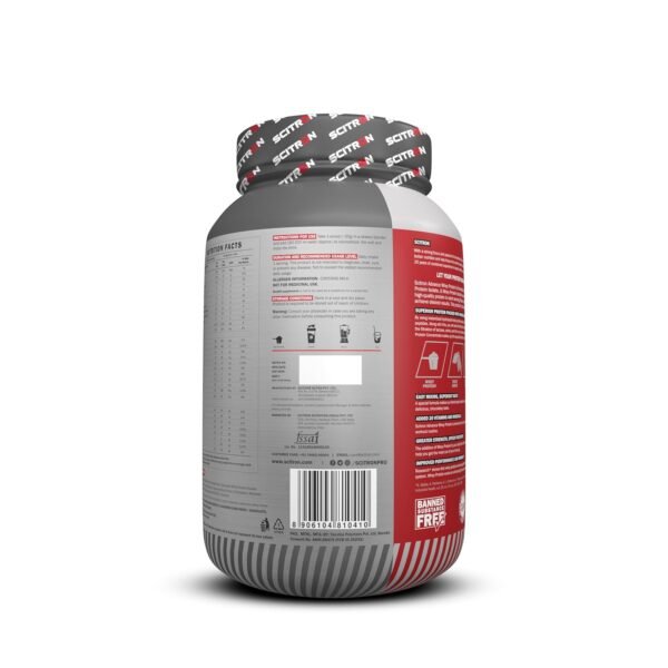 Scitron Advance Whey Protein 1Kg (28.5 Servings, 25.5g Protein, 5g BCAAs, 0g Sugar, 20 Vitamins & Minerals) Certified by Labdoor, USA | Sourced from Glanbia Nutrition | Certified by Informed Choice - Image 3