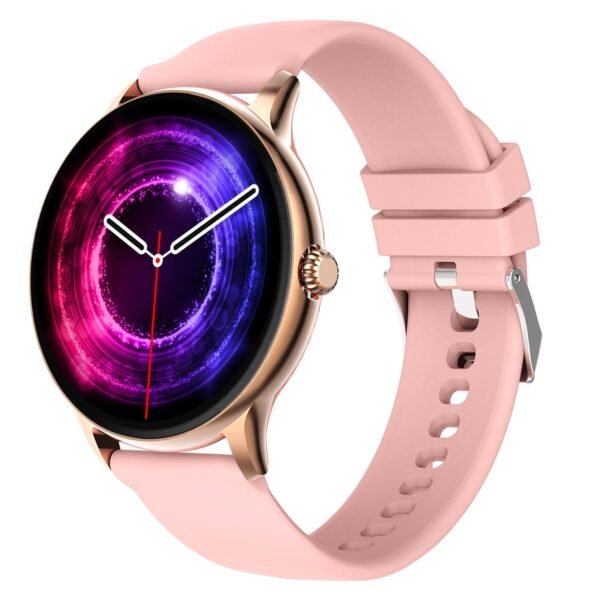 Fire-Boltt Phoenix Pro 35.3mm (1.39 inch) Bluetooth Calling Smartwatch, AI Voice Assistant, Metal Body with 120+ Sports Modes, SpO2, Heart Rate Monitoring (Gold Pink)