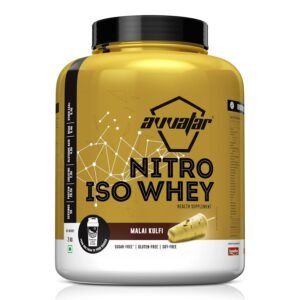 avvatar NITRO ISO WHEY | 2Kg | Malai Kulfi | 28.5g Protein | 50 Servings | 2.8g Creatine Monohydrate