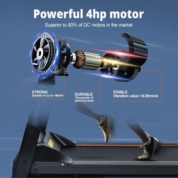 G.K.Runn Fit Motorised treadmill spare DC Motor 4HP | Treadmill 4HP DC Motor | With 120 kgsUser Weight | Suitable For All Type of DC Motorised Treadmill - Image 2