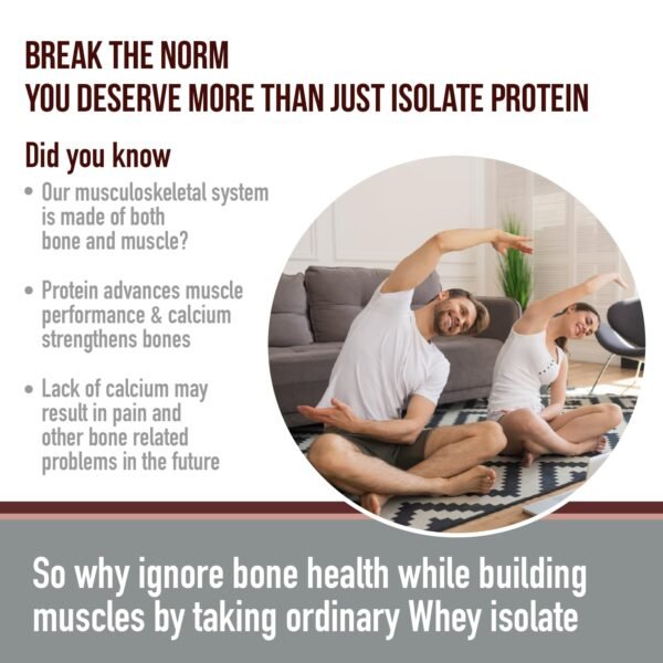 Bon ISO Whey 100% Protein Isolate, Irish Chocolate (Pack of 2) | 2 kg, 66 Servings | Muscle Strength and Bone Health | 24g Protein, 329mg Calcium, 5.5g BCAA, Essential Vitamins, Minerals(Unisex) - Image 3