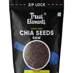 True Elements Chia Seeds 500g – Seeds for Eating | Seeds for Weight Management | Rich in Calcium, Protein & Fibre