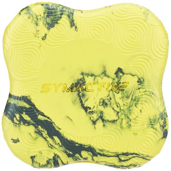 Amazon Brand - Symactive 20 mm Knee & Elbow Cushion Pad - Abstract (Set of 2) | High Density Premium ECO TPE Foam | Extra Cushion, Professional Grip | Knee/Hand/Wrist Support |For Planks, Pushups,Yoga - Image 4
