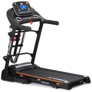 Kobo Treadmill TM-210 Multi Function 2 HP – 4 HP Peak DC Motorised for Home Use with Bluetooth Connectivity APP, Free Installation Assistance