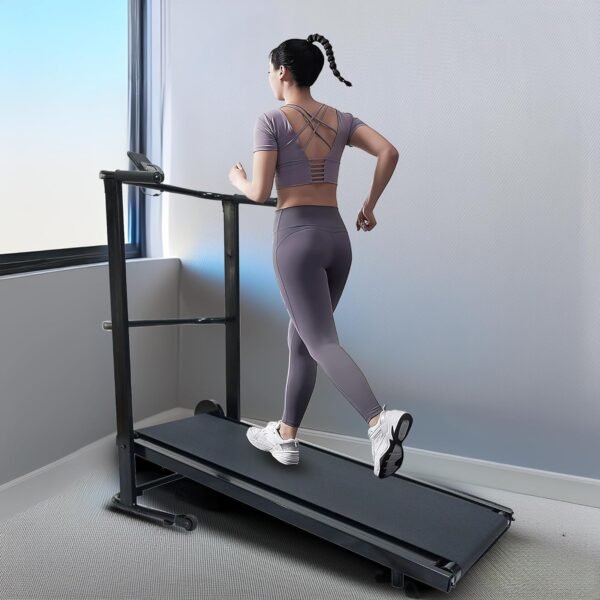 Reach T-95 Falcon Manual Treadmill for Home Workout | Foldable Treadmill with Wheels & Manual Incline | Fitness Machine for Home Gym with LCD Display | 12 Months Warranty | Max User Weight 100 kg - Image 2