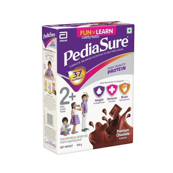 PediaSure Health and Nutrition Drink Powder for Kids Growth - 400g (Premium Chocolate) - Image 3