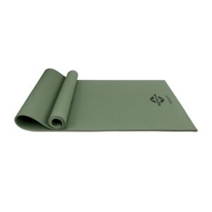 Nivia Anti Skid Yoga Mat for Men & Women, Exercise Mat for Home Workout, Yoga Mat for Women, Gym Exercise Mat (180x60x1.0CM) Military Green