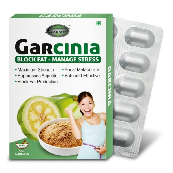 INLAZER Garcinia Cambogia Slim Body Medicine | Garcinia Capsule Fat Burner Weight Loss Product For Teenage Weight Loss Capsule & Loose Extra Body Rapidly Without Exercise 10 Capsule