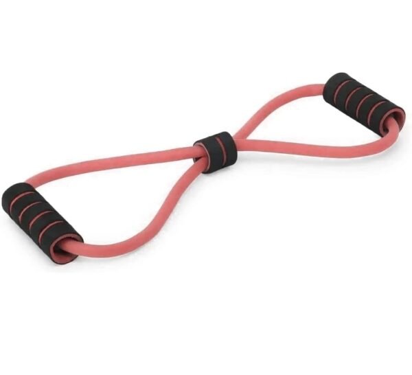 IDELLA Resistance Yoga Tube Band - 6.8kg (15lbs) Figure 8 Shaped Latex Tube, Soft Chest Expander Fitness Exercise, Workout Chest Arm & Shoulder Stretch Exercise Equipment (Multicolour) - Image 3