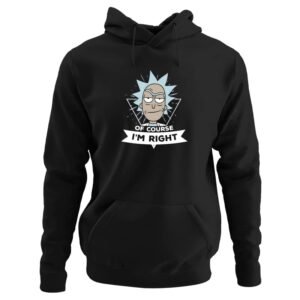 Alfaq of Course I’m Right Hoodie for Men and Women