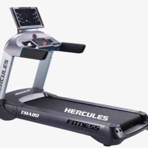 Hercules Fitness | TMA80 9.0 HP AC Motorized Treadmill | 20% Automatic Motorized Incline | Home Cardio | Max Speed 25 Km/Hr | Max User Weight 250Kg | Free Installation Assistance Black