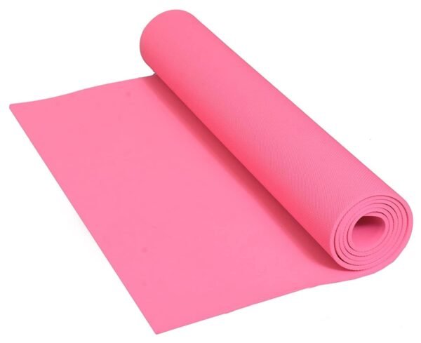 Curtain Craft Yoga Mat for Men and Women Eco-Friendly Non-Slippery Extra Thick Easy Fold Fitness Exercise Mats with Anti-Slip For Home Gym Outdoor and Workout (Pink, 4mm) - Image 4