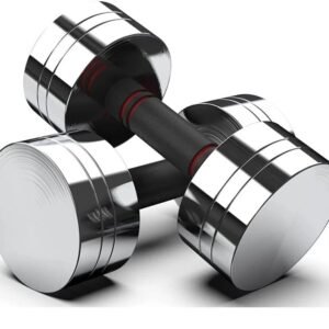 Kiraro Steel Dumbbell Set (2Kg 2.5kg, 3kg,4kg, 5kg, 7.5kg) 1 Pair Dumbbells, Steel Dumbbells, Home Gym Fixed Weight Dumbbell (5)