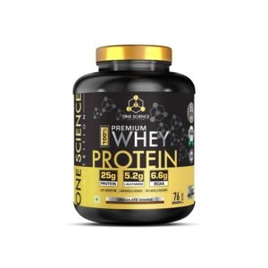 One Science Nutrition (OSN) Premium Whey Protein [Grass Fed Whey] – 25g Protein, 6.6g BCAA & 5.2 gms L-Glutamine | Refuels & Repairs Muscles – 5 lbs – Chocolate Charge