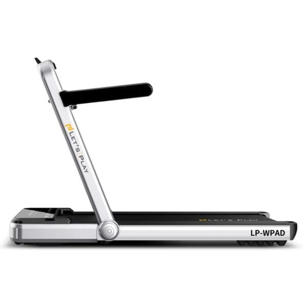 LET'S PLAY Smart Foldable Treadmill 2.5Hp (4Hp Peak) Dc Motorized Treadmill Under Desk Walking Pad For Home Pre-Installed With Interactive Led Display, Foot Sensing Speed With Remote (Black) - Image 5