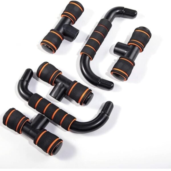 SUREFIT Tummy Trimmer Double Spring, Push-Up Bar, Resistance Band & Abs Roller for Men & Women – Home Gym Ab Exercise Equipment for Stomach, Abs, and Belly Toning (EXERCISE KIT) - Image 3