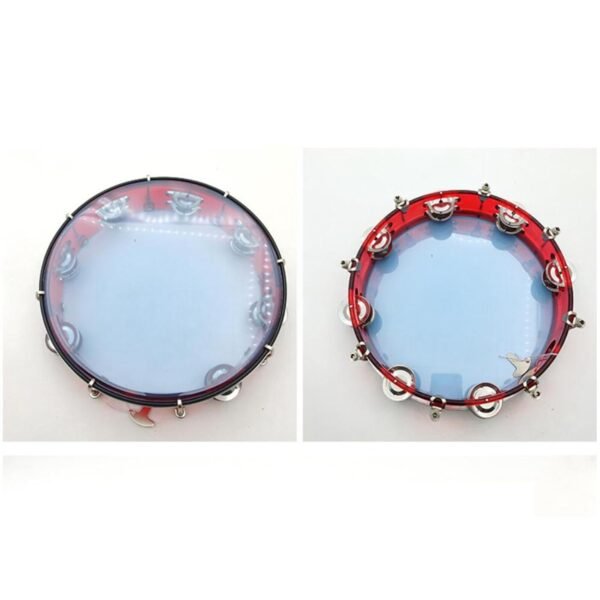 SECRET DESIRE 10inch Tambourine Children Musical Educational Toy for Concert Dancing Party Red - Image 8