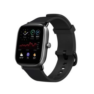 Amazfit GTS2 Mini Smart Watch with 3.94 cm (1.55″) AMOLED Display, SpO2 Level Measurement, 14 Days’ Battery Life, 70+ Sports Modes, Built-in Amazon Alexa & GPS, HR (Midnight Black)