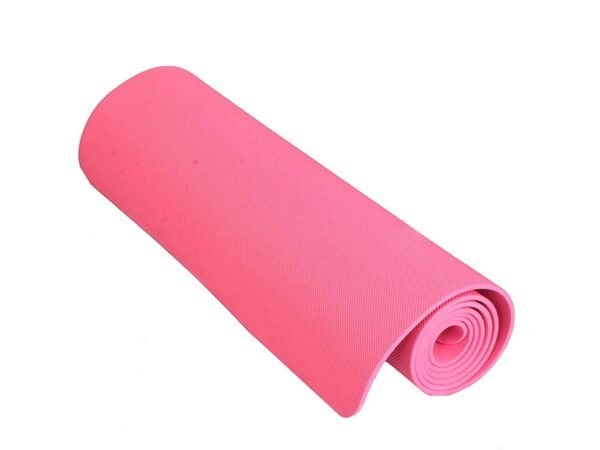 Curtain Craft Yoga Mat for Men and Women Eco-Friendly Non-Slippery Extra Thick Easy Fold Fitness Exercise Mats with Anti-Slip For Home Gym Outdoor and Workout (Pink, 4mm) - Image 3