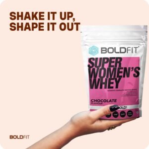 Boldfit Super Women’s Whey Protein Powder For Women with Hair Skin and Nails support, No Added Sugar, Ideal for weight loss & slim body, Keto Friendly (200gm Chocolate)