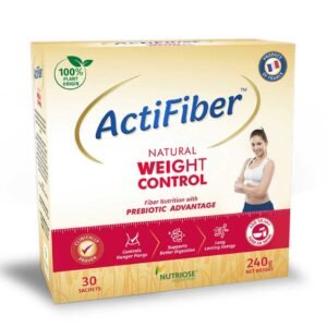 ActiFiber Natural Weight Control (Pack of 240 Gm Powder, 30 Sachets)