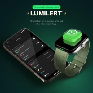 Noise Ultra 3 Luminary with India’s 1st Ever Personalised Notification Alerts (Lumilert), 1.96″ AMOLED Display, Premium Metallic Dial, Send Upto 5 Emojis (Lumiping), Health Suite (Jet Black)