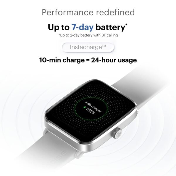 Noise ColorFit Pro 4 Alpha 1.78" AMOLED Display, Bluetooth Calling Smart Watch, Functional Crown, Metallic Build, Intelligent Gesture Control, Instacharge (Deep Wine) - Image 5